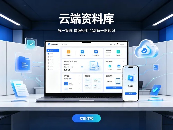 云端资料库新项目开放，资料整理加智能工具，多功能平台上线