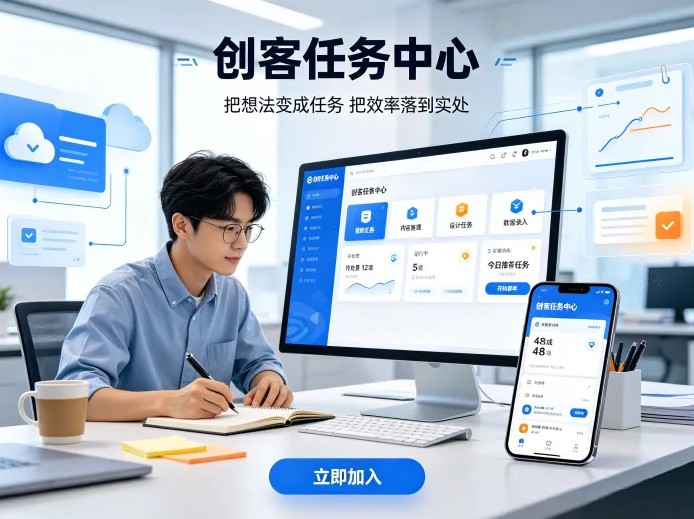 创客任务中心全新上线，多类型任务开放，技能创作也能参与平台活动