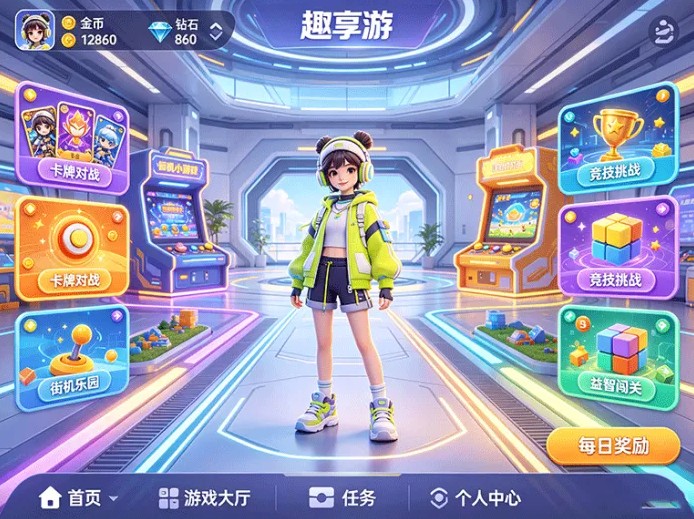 《趣享游》娱乐玩法全面上线,多种休闲内容等你体验