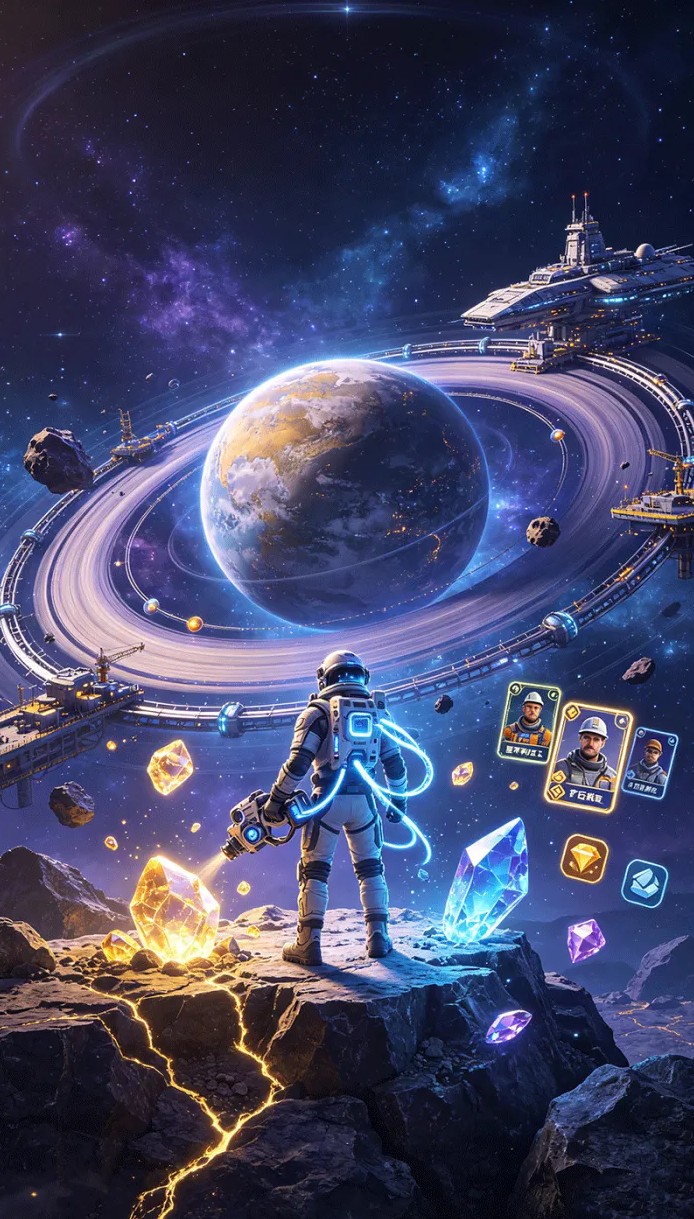 《星环世界》8月28日上线,星际探索加矿工卡多玩法