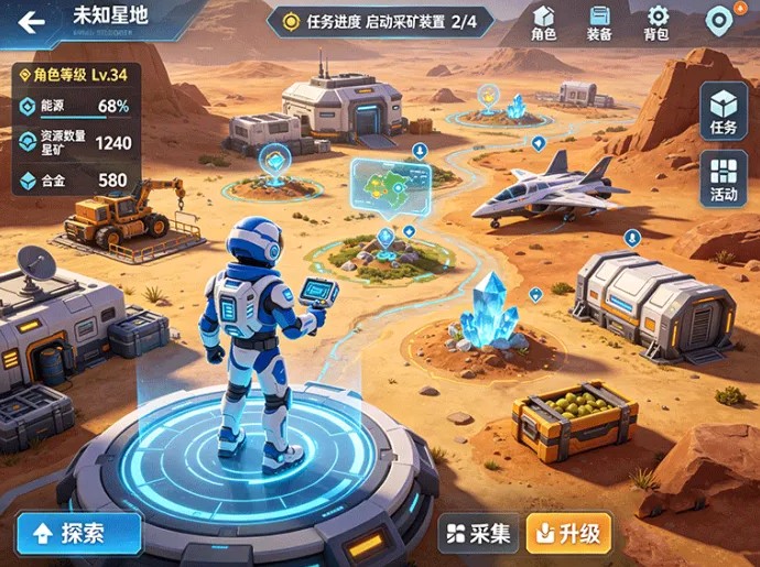 《未来星》科幻题材新玩法，星际探索与养成内容结合