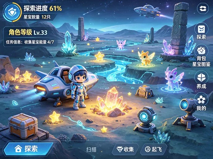 《非凡星宝》星际宝物收集玩法，新项目上线体验多种内容