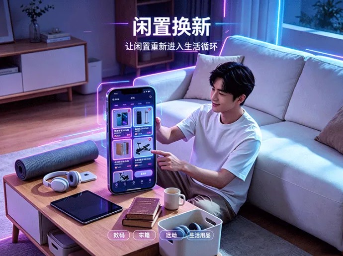 闲置换新新平台上线，二手物品信息集中发布，闲置资源重新流转