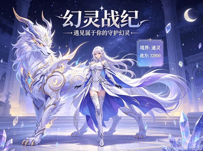 幻灵战纪公测震撼开启：全员无废卡策略放置，新手登录送百连抽与神级幻灵