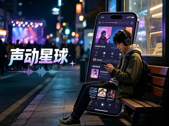 声动星球新平台发布,听歌互动+音乐创作双玩法正式开启