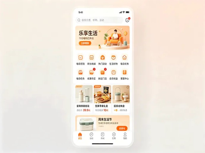 乐享生活新平台开启,日常签到结合互动任务,多项功能集中上线