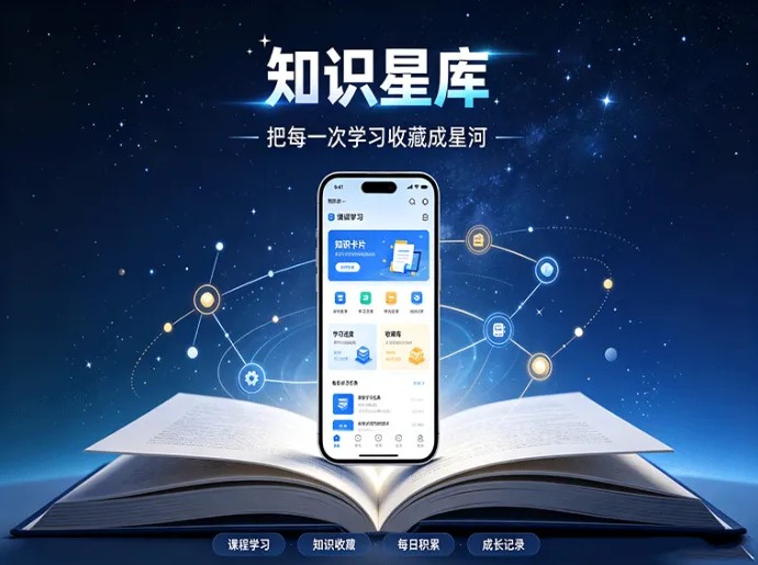 知识星库新玩法开放，资料内容陆续更新，学习任务与服务一并上线