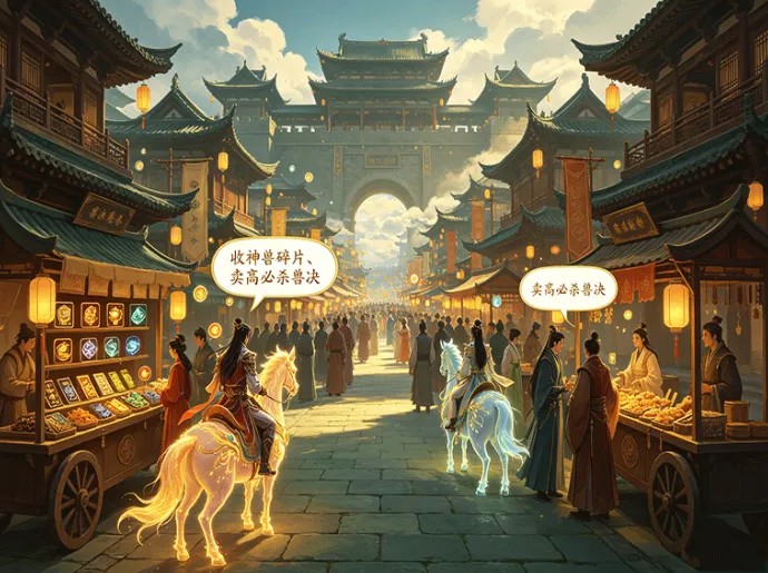 大话修真录开荒实测:野外无限制抓变异灵兽,摆摊卖未鉴定装备,实测单开日常收益