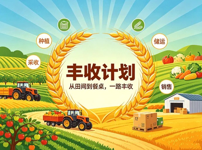 丰收计划新项目开放，农场经营加订单玩法，种植采集多线成长