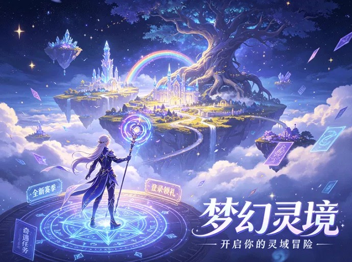 梦幻灵境经典怀旧服首区开荒：全图掉落非绑定强化石与阵法残卷，单号清日常搬砖实操