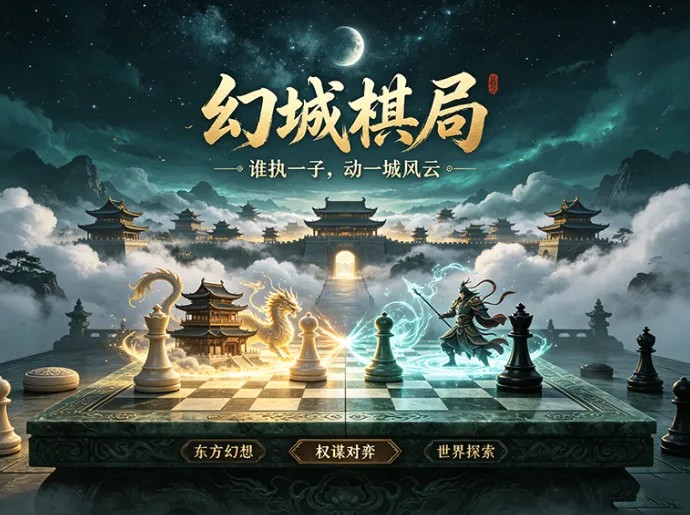 幻城棋局策略玩法，收集英雄只是开始城市布局才是关键