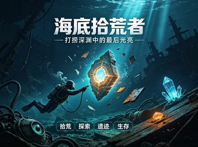 海底拾荒者：潜入深海找宝藏，捡回来的废料还能造潜水装备
