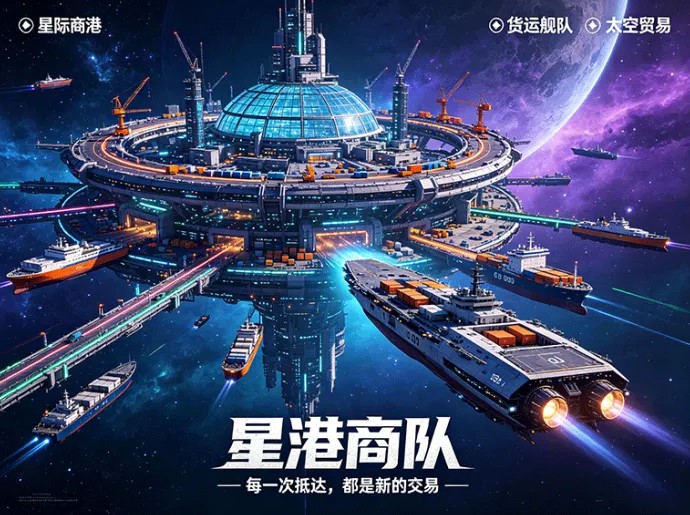 星港商队开启星际贸易玩法，自己的商队自己经营