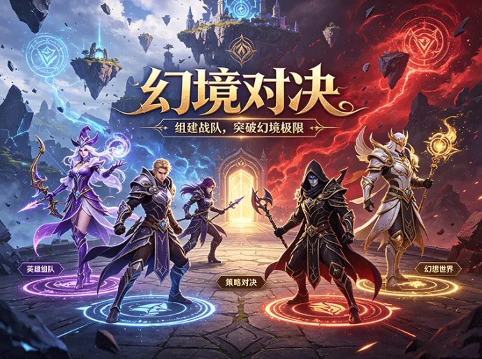 幻境对决开放卡组玩法，合理搭配30张卡牌与玩家切磋