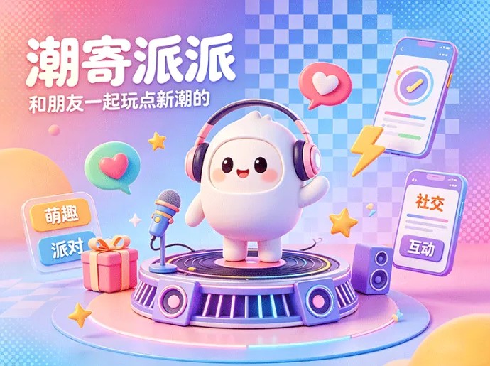 ​潮寄派派玩法新项目，搜集物资还能合成盲盒