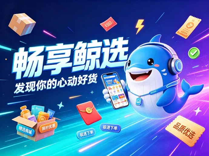 好物与玩法双在线！畅享鲸选全新项目带来不一样的体验