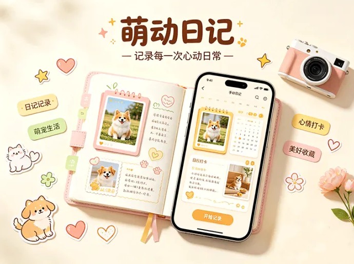 萌动日记玩法更新，萌系卷轴加广告任务同步开放