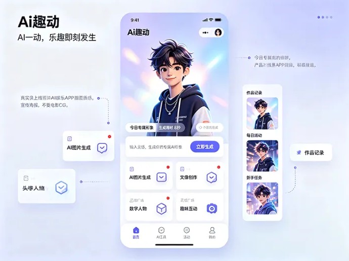 Ai趣动:AI趣味互动新玩法,把智能工具融入日常娱乐