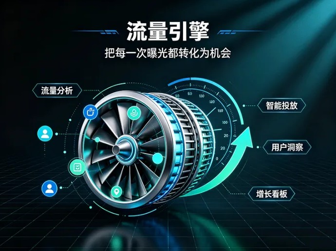 流量引擎：流量运营新玩法，多渠道内容运营集中管理