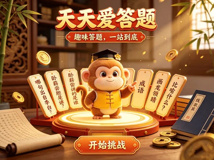 天天爱答题益智首码上线，知识闯关零门槛起步，题库徽章自由互通开启开荒新赛道