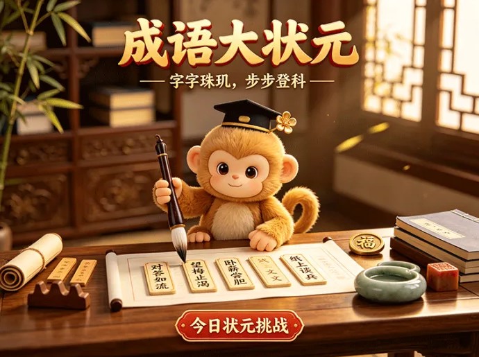 成语大状元益智接龙火爆上线，指尖答题零门槛晋升，典故书签自由流通抢占文萃新榜
