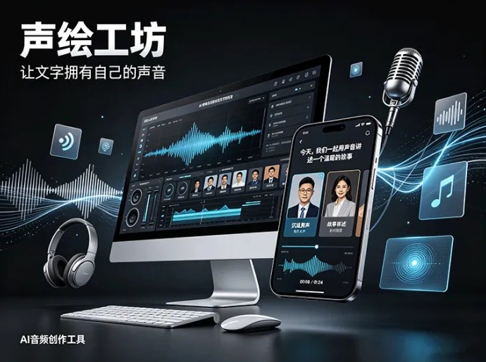 声音也能玩出新花样 AI配音工具开始进入普通人的日常