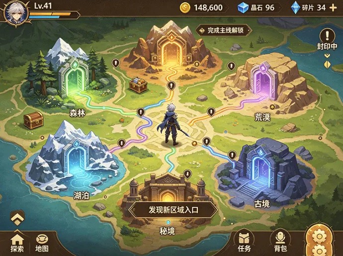 柒域七大区域开放在即,边探索边解锁更多玩法