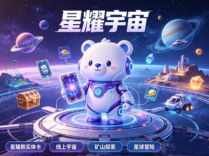 星耀宇宙新玩法来了，实体卡连接潮玩收藏与线上宇宙