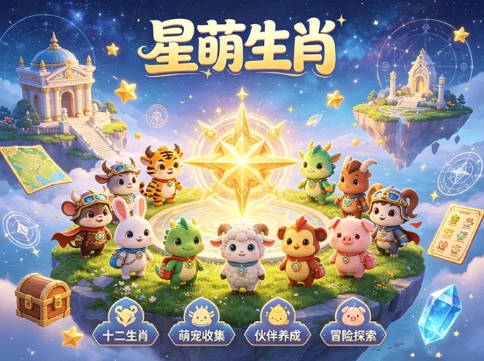 星萌生肖玩法来了,收集生肖萌宠组建专属伙伴阵容