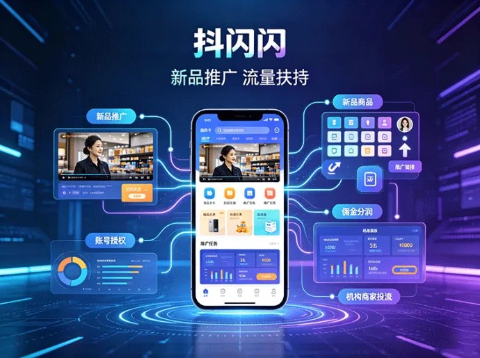 抖闪闪新增流量玩法，拉新奖励持续开放，授权扶持同步上线