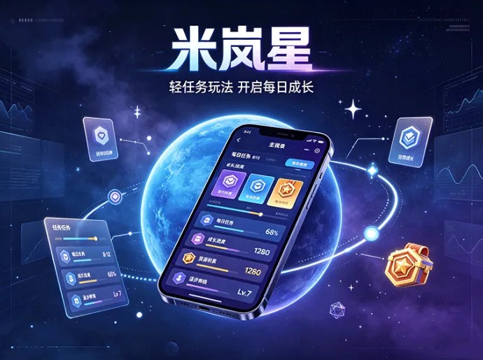 米岚星新项目开启，轻量玩法结合日常任务，空闲时间就能操作