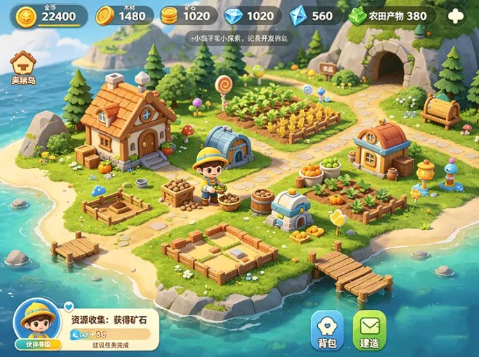 从探索地图到建设小岛,幻岛物语开启伙伴收集与岛屿养成玩法