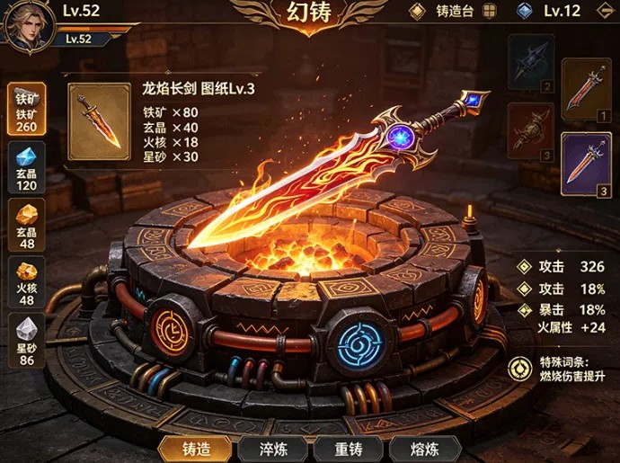 幻铸怎么玩?装备铸造、角色养成和秘境探索三套核心系统一次看懂