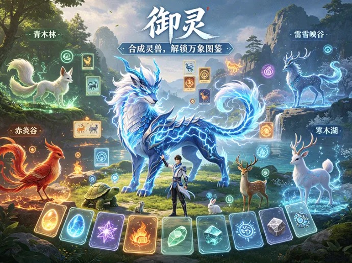 ​御灵有什么玩法？从灵兽合成到图鉴收集，培养路线和秘境系统全面开放