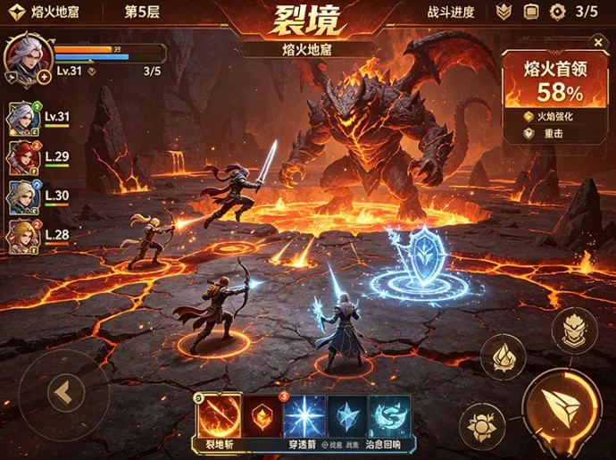 六种属性、数十张角色卡,界卡把阵容搭配和关卡探索连到了一起