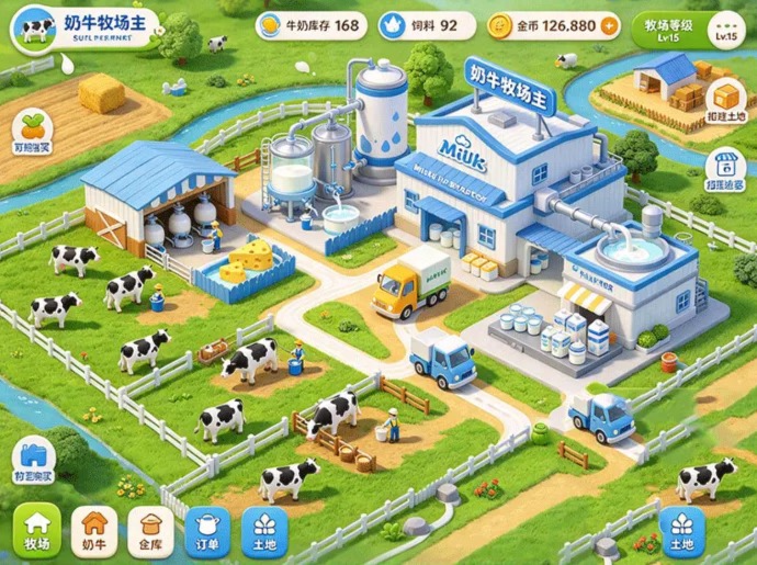 治愈牧场建设来袭!奶牛牧场主,养牛繁育与牧场扩建双线同步游玩