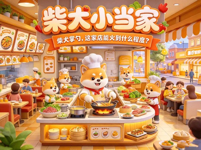 玩转店铺养成经营,柴犬小当家以柴犬当掌柜,慢慢升级属于你的小店