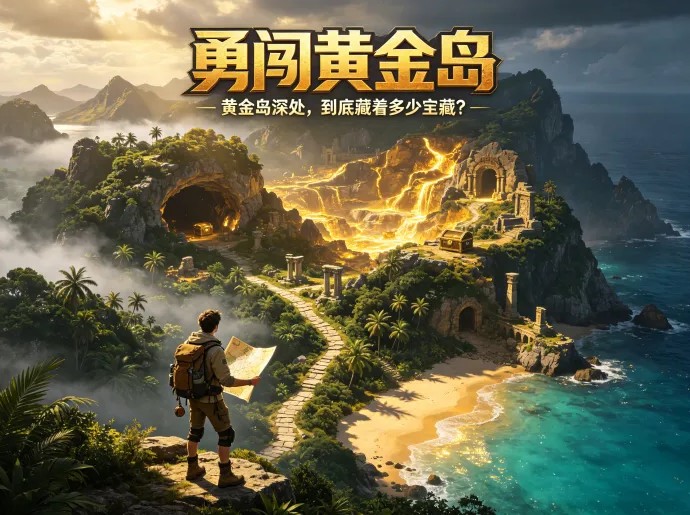 勇闯黄金岛开启寻宝玩法，黄金不难发现，如何收集才更有意思？