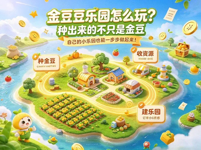 金豆豆乐园新手攻略：种植产出金豆，你的小乐园该如何慢慢成型？