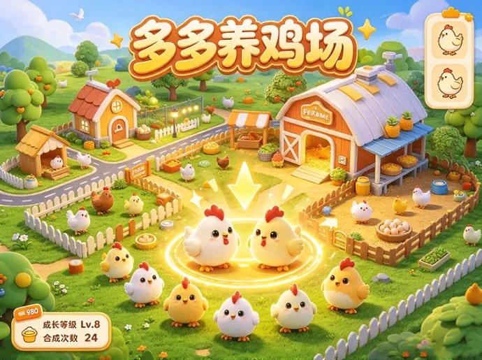 养鸡合成新乐趣！多多养鸡场持续培养小鸡，解锁丰富鸡种图鉴
