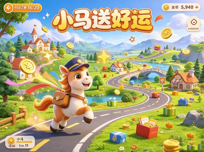 骑小马踏上送好运旅途，小马送好运新手如何规划订单探索路线