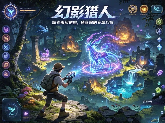 捕获幻影还能组队养成？幻影猎人把地图探索和队伍培养结合起来