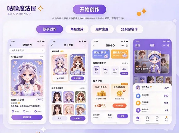 咕噜魔法屋新玩法来了!故事、照片都能作为素材,AI一键创作魔法短片