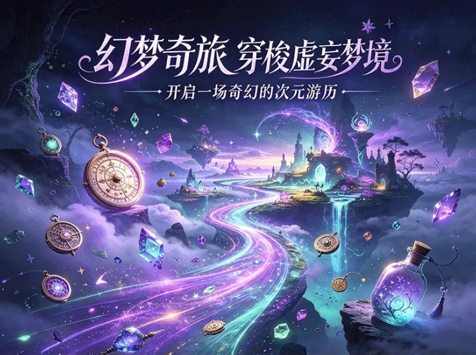 走进如梦似幻的异世界，幻梦奇旅带来次元穿梭式奇境冒险体验