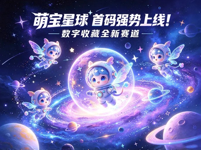 收集萌宠再悉心养成,萌宝星球带来不一样的星际数字收藏