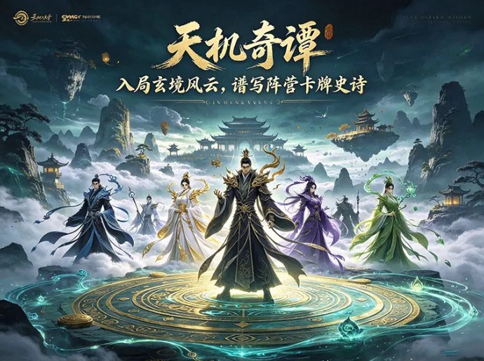 天机奇谭：开启阵营卡牌玩法，各色角色随心组合，探索浩瀚玄境世界