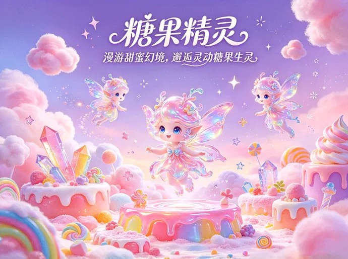 甜蜜幻境等你探索!糖果精灵,寻觅一只只灵动可爱糖果精灵