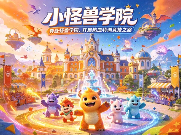 小怪兽学院怎么玩？训练萌兽上阵竞技，解锁学园的成长玩法