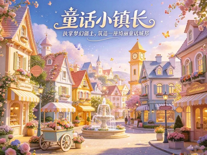 童话小镇长:从一座小小小镇出发,亲手筑造属于你的梦幻城邦
