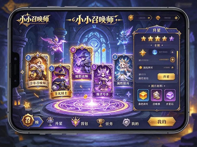 从卡牌收集到伙伴召唤，小小召唤师开启策略阵容与魔法冒险玩法
